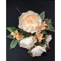Peony Bouquet Champagne 18"